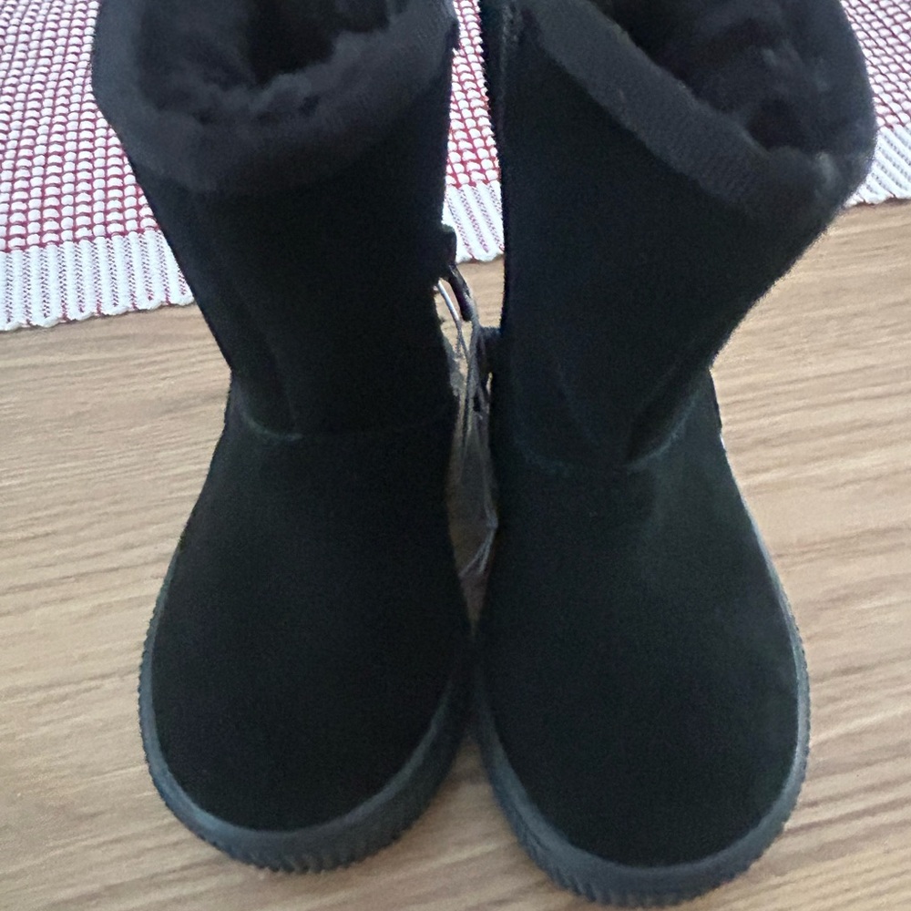 Cat & Jack Black Kids Boots